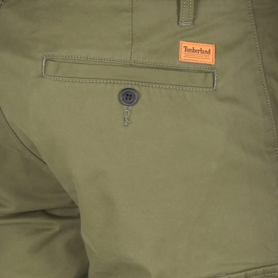 Alternative Image for ProductTimberland Twill Straight Cargo Trousers Green3